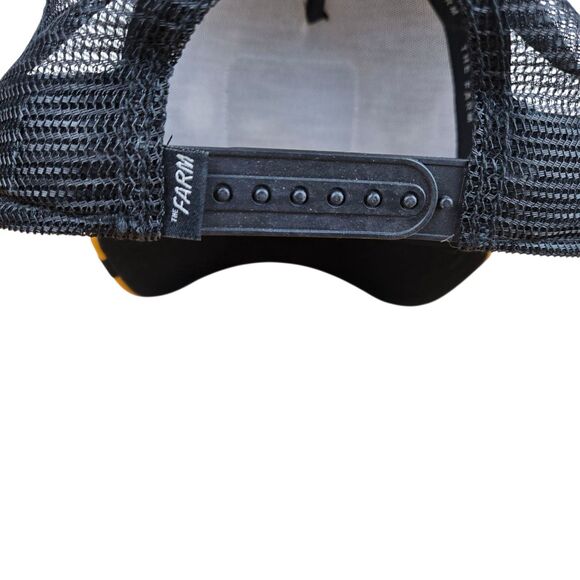 Goorin Bros Funky Monkey Banana Shake Black and Yellow Trucker Cap Hat One Size - Picture 9 of 13